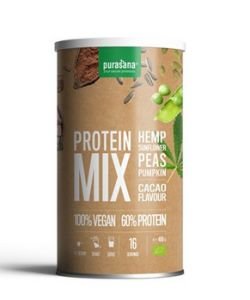 Protein Mix : Pois et tournesol - Arôme cacao BIO, 400 g